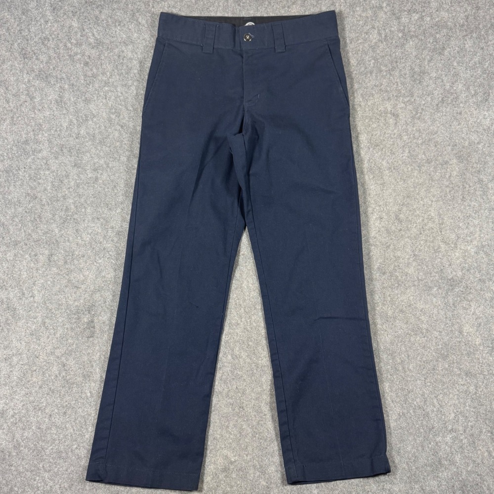 Dickies Pants Mens 30x30 Navy Blue Flex Industrial Straight Leg Work Trousers 67